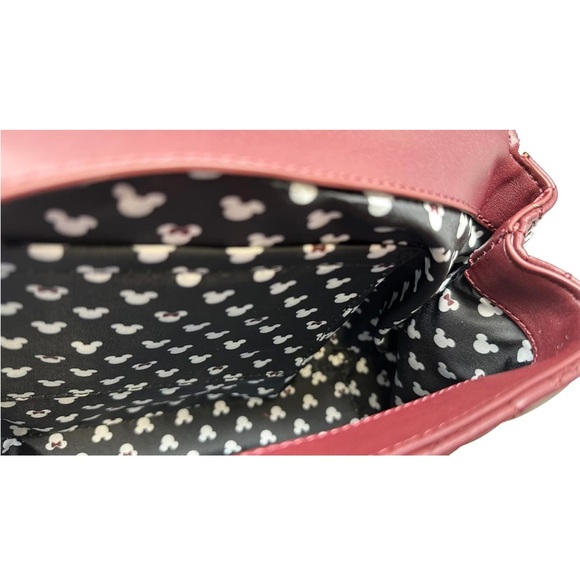 Loungefly Minnie Mouse Crossbody Satchel Quilted Bag - NWT - Picture 5 of 12